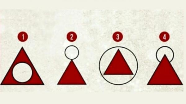 اگر قرار بود یک مثلث و دایره بکشید کدام یک را می کشیدید؟ ، تست